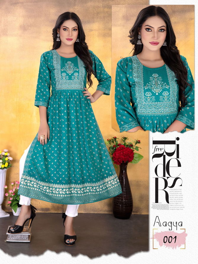 Aagya Naira Long Kurti Catalog